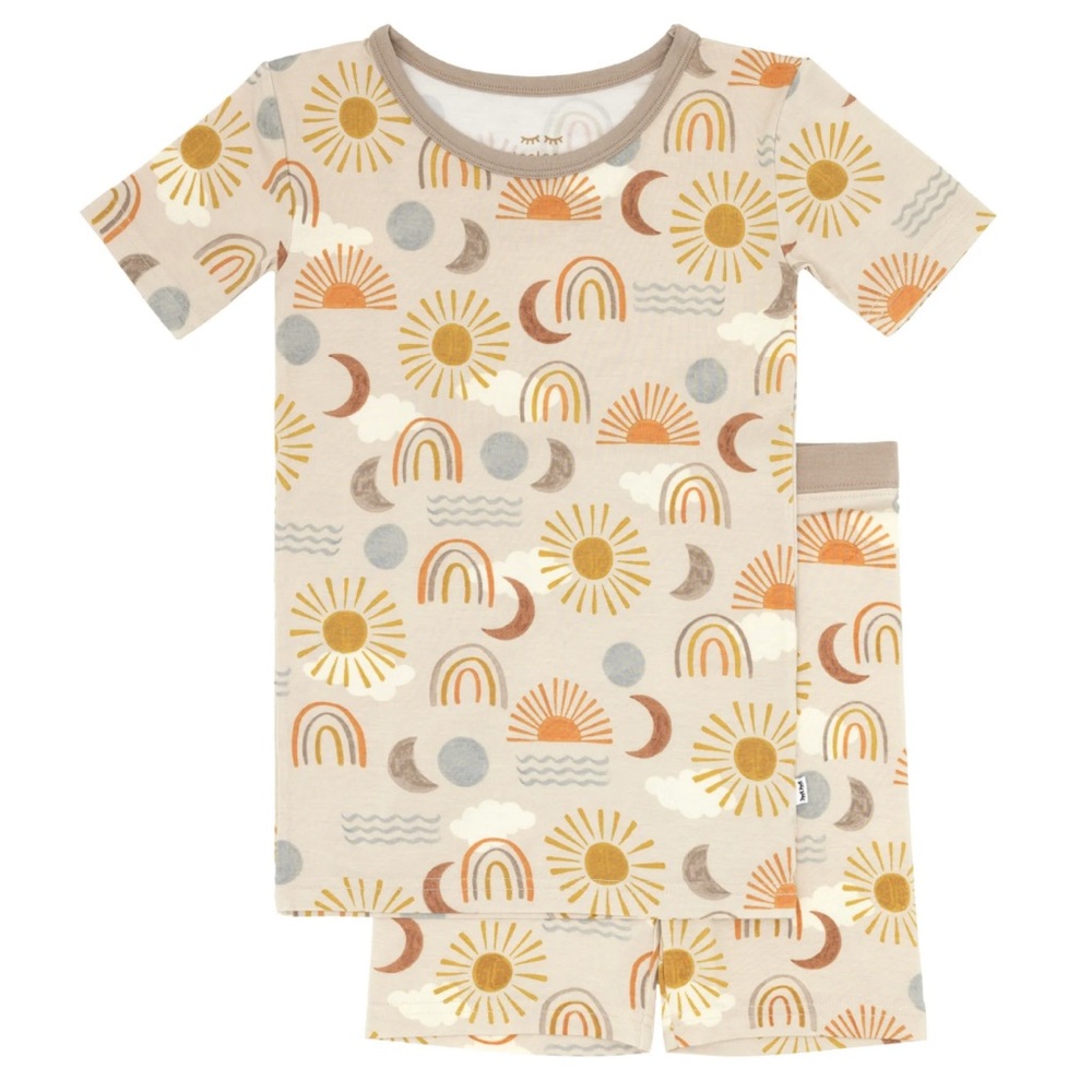 EUC - Little Sleepies Desert Sunrise Two Piece Bamboo pajamas